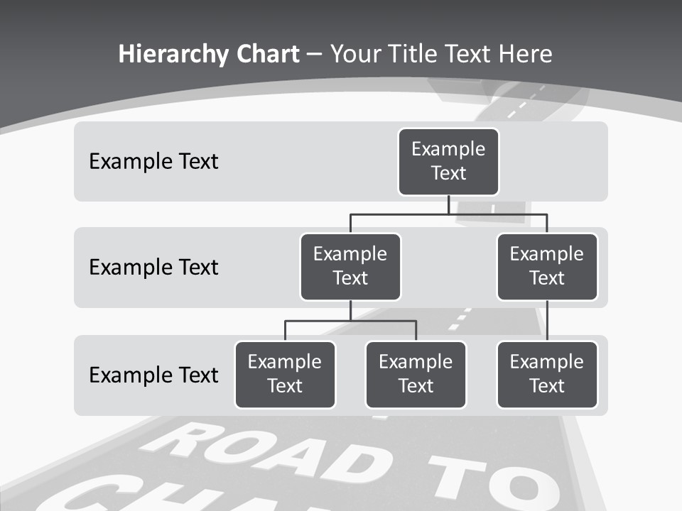 Adapting Pathway Graphic PowerPoint Template