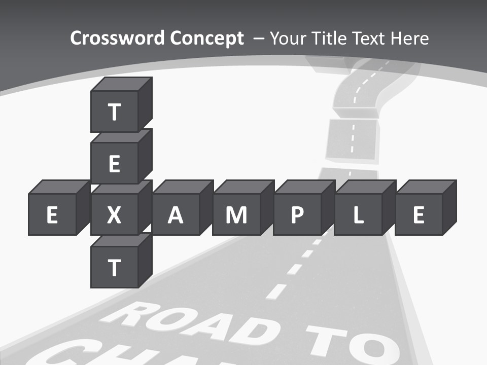 Adapting Pathway Graphic PowerPoint Template