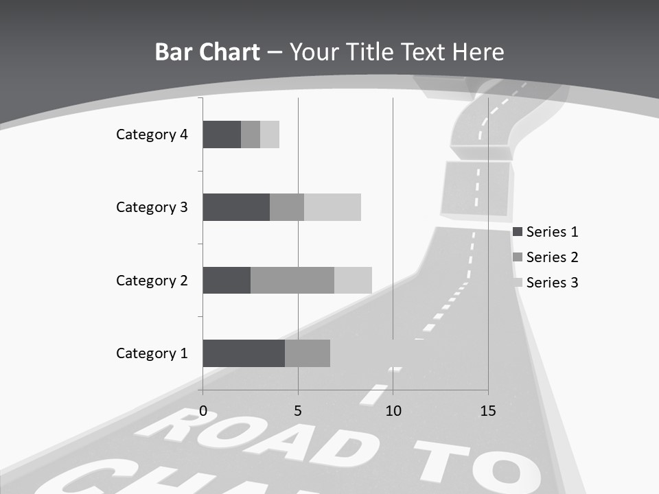 Adapting Pathway Graphic PowerPoint Template