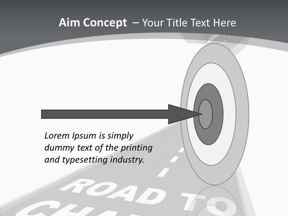 Adapting Pathway Graphic PowerPoint Template