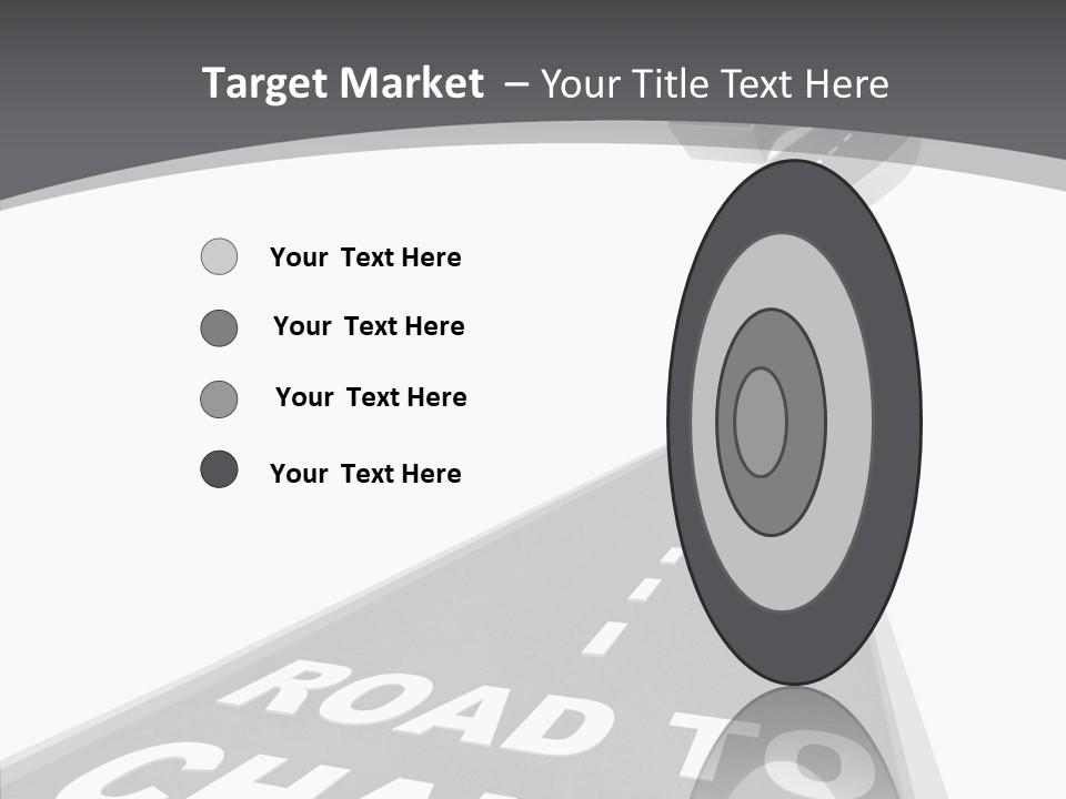 Adapting Pathway Graphic PowerPoint Template