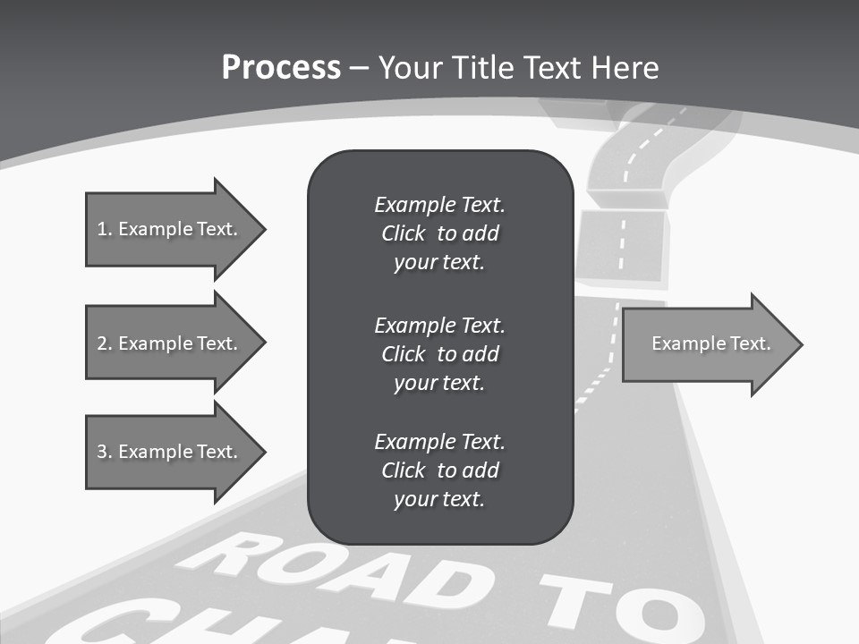 Adapting Pathway Graphic PowerPoint Template