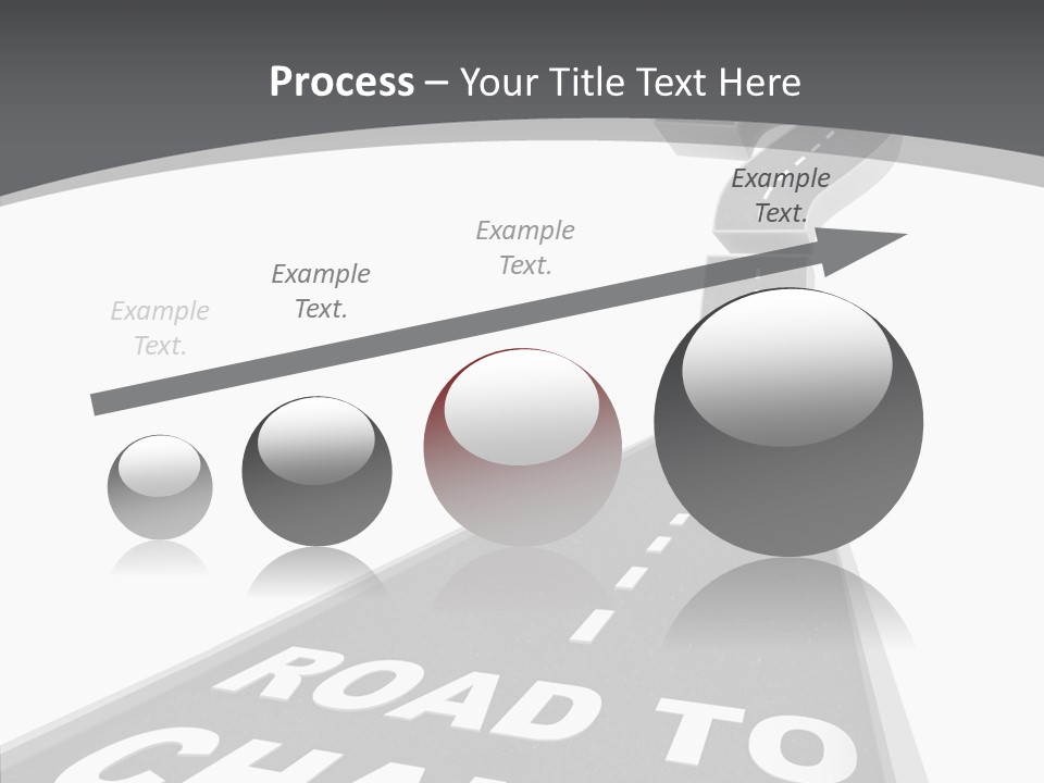 Adapting Pathway Graphic PowerPoint Template