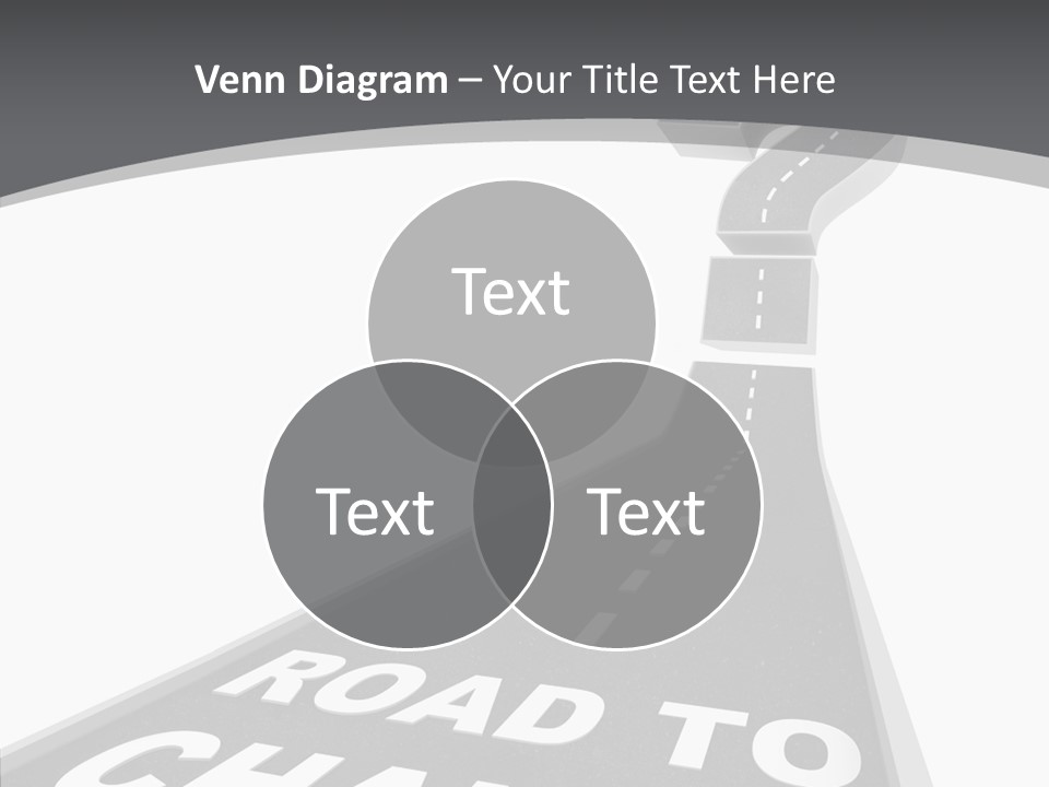 Adapting Pathway Graphic PowerPoint Template