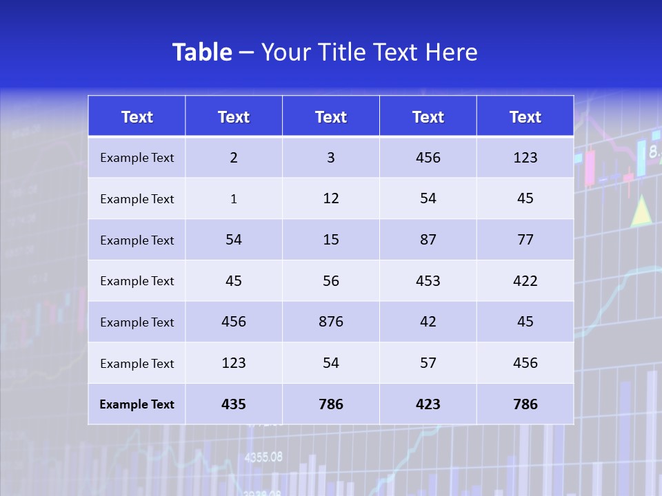 Data Display Stock PowerPoint Template