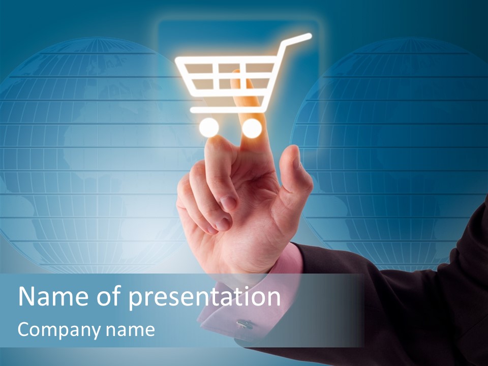 Press Circles Customer PowerPoint Template