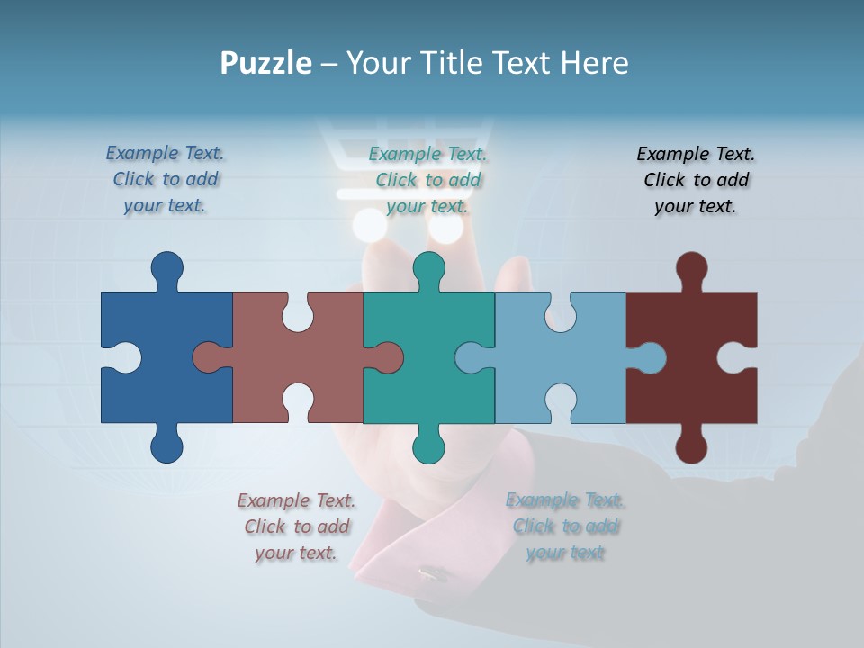 Press Circles Customer PowerPoint Template