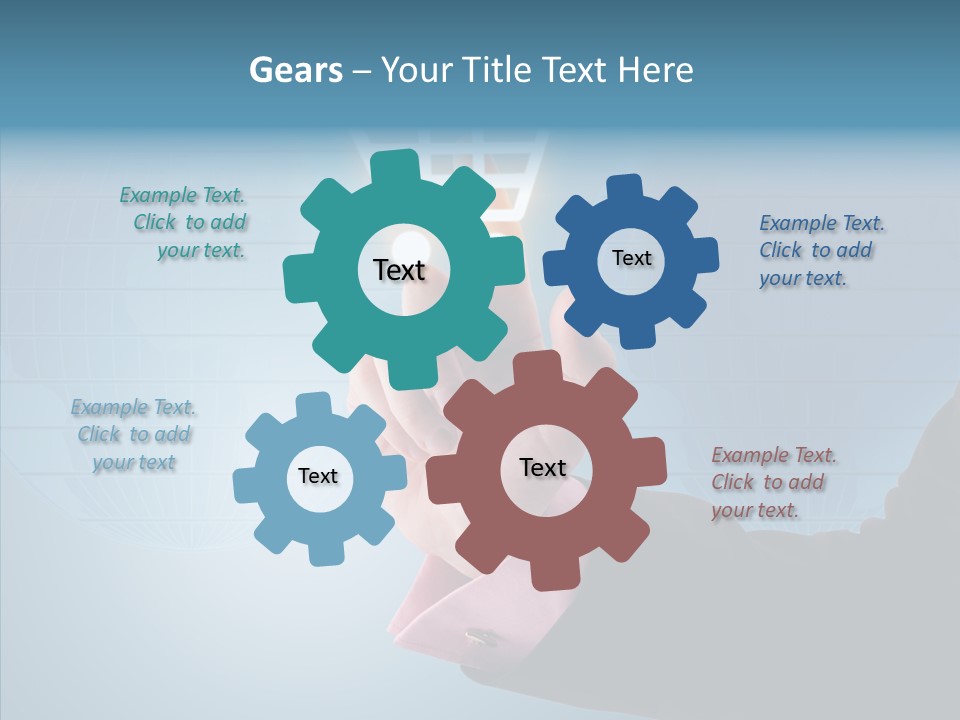 Press Circles Customer PowerPoint Template