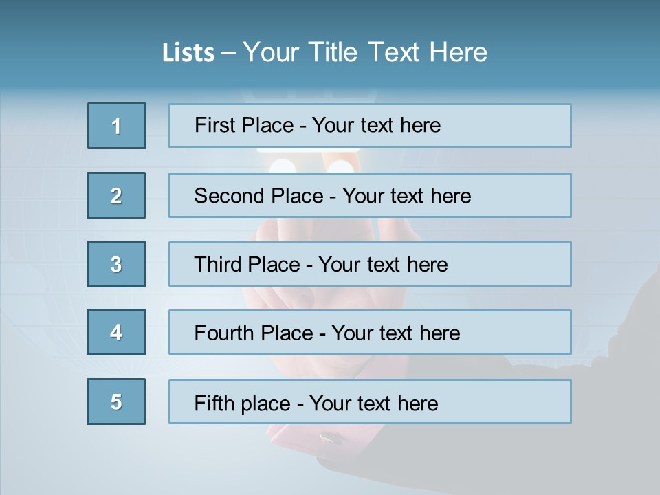 Press Circles Customer PowerPoint Template