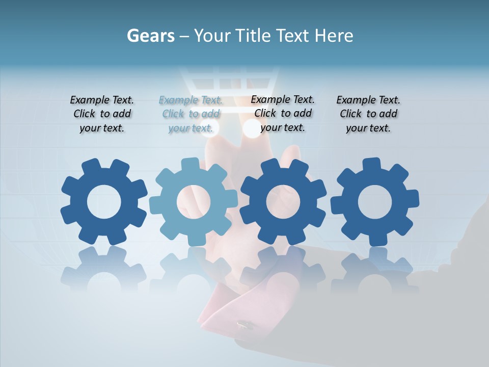 Press Circles Customer PowerPoint Template