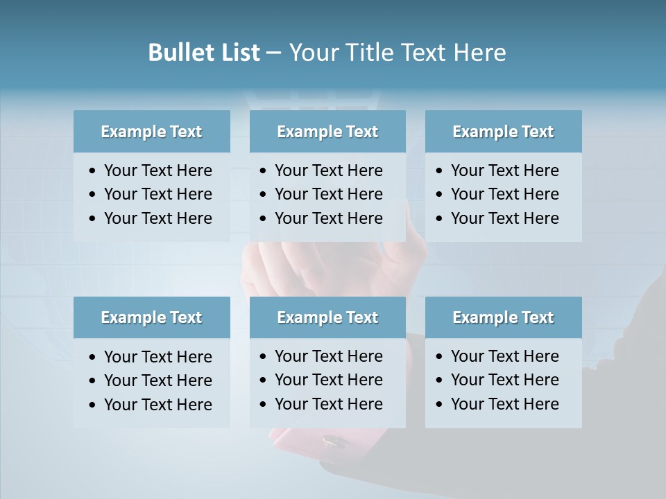 Press Circles Customer PowerPoint Template