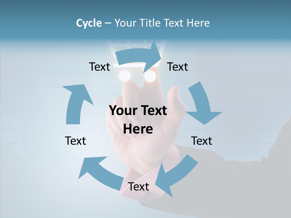 Press Circles Customer PowerPoint Template