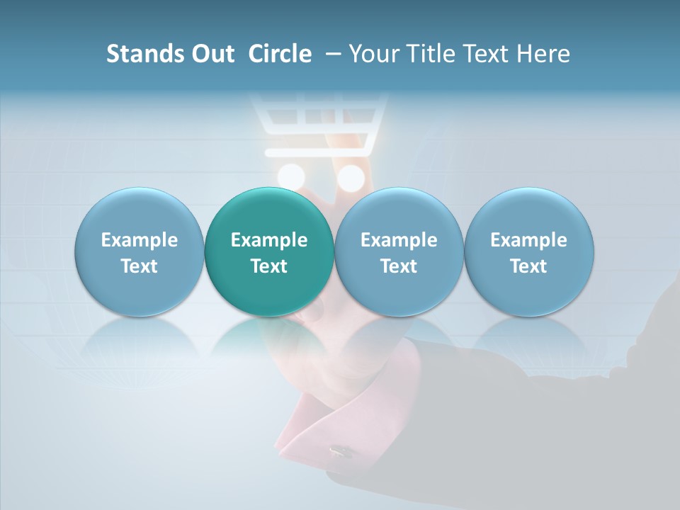 Press Circles Customer PowerPoint Template