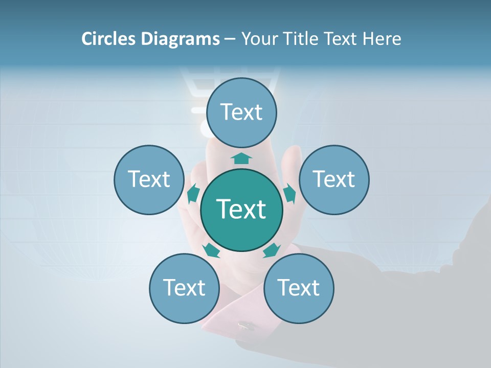Press Circles Customer PowerPoint Template