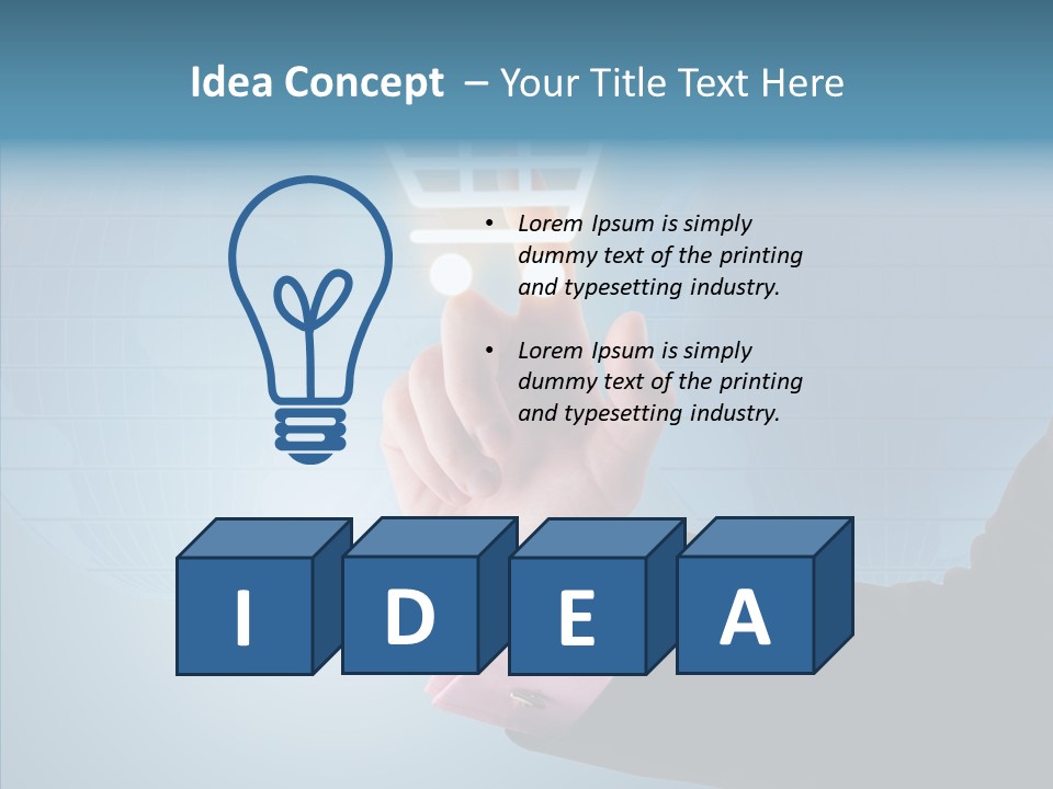 Press Circles Customer PowerPoint Template