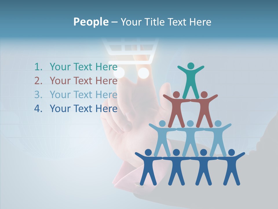 Press Circles Customer PowerPoint Template