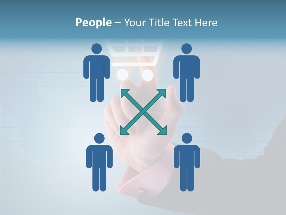 Press Circles Customer PowerPoint Template