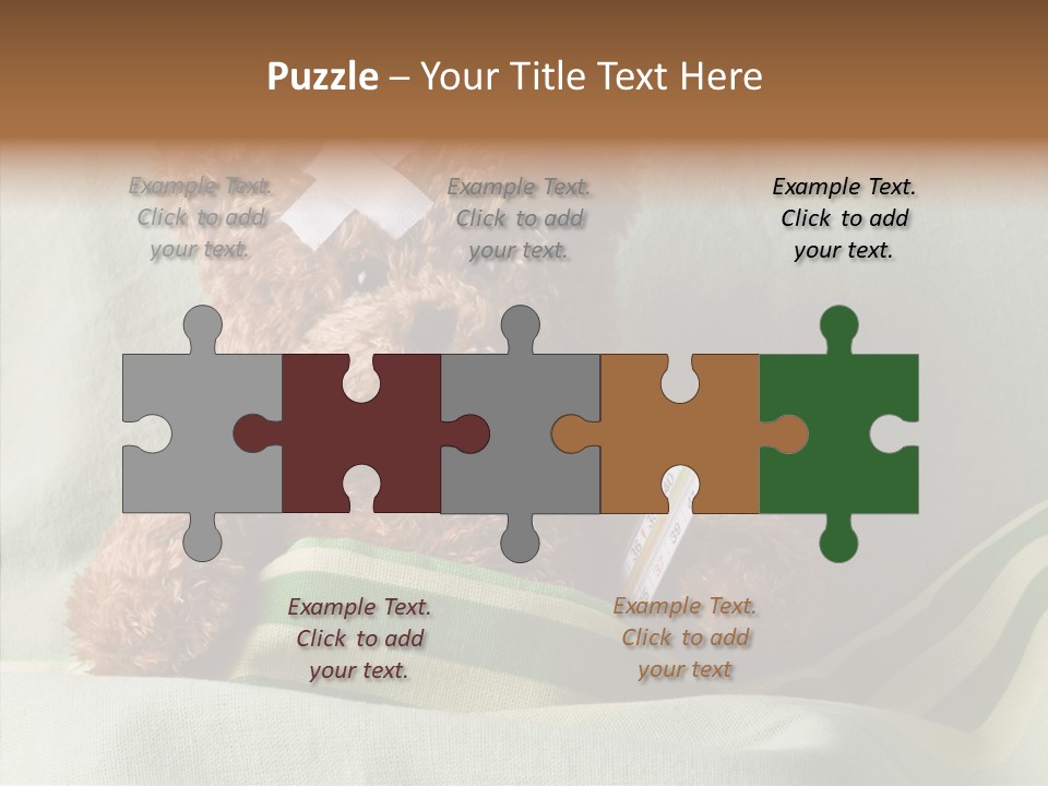 Wound Therapy Bandage PowerPoint Template