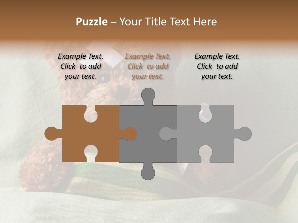 Wound Therapy Bandage PowerPoint Template