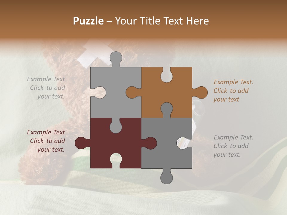 Wound Therapy Bandage PowerPoint Template