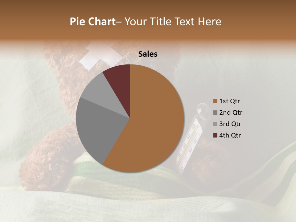 Wound Therapy Bandage PowerPoint Template