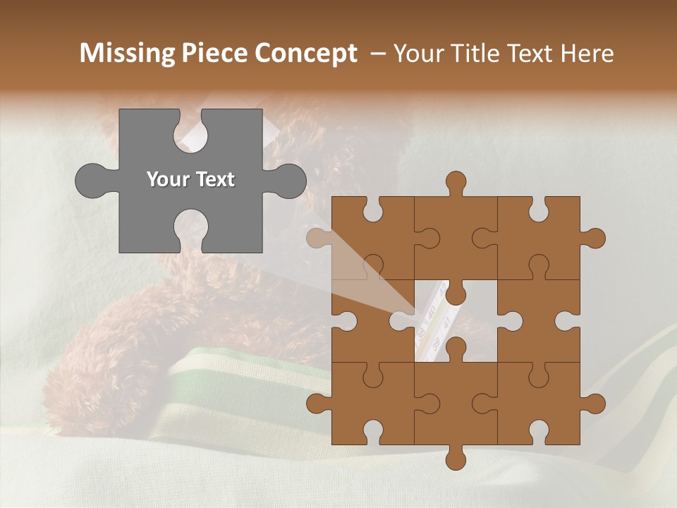 Wound Therapy Bandage PowerPoint Template