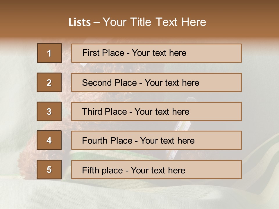Wound Therapy Bandage PowerPoint Template