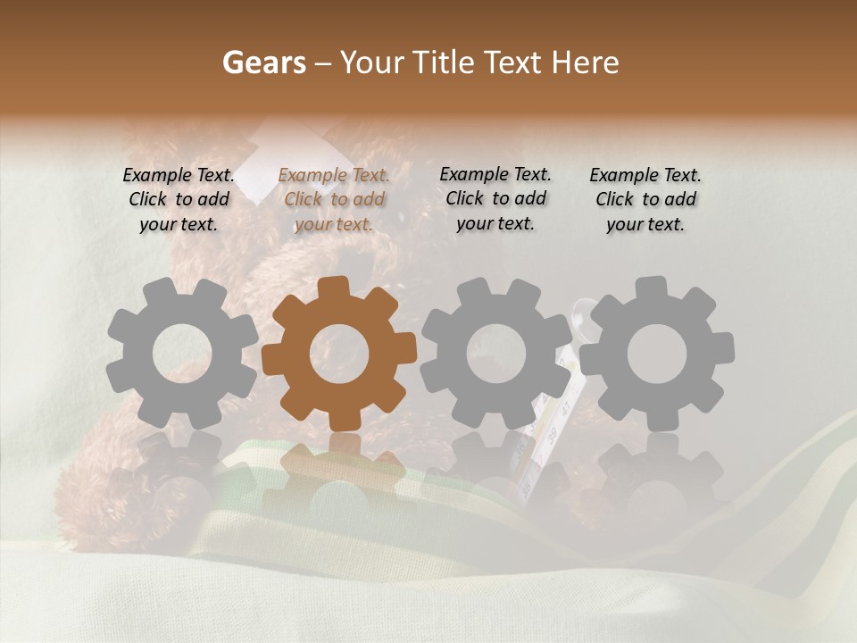 Wound Therapy Bandage PowerPoint Template