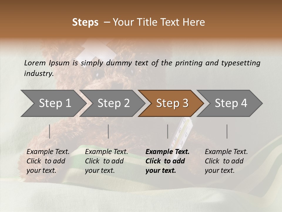 Wound Therapy Bandage PowerPoint Template