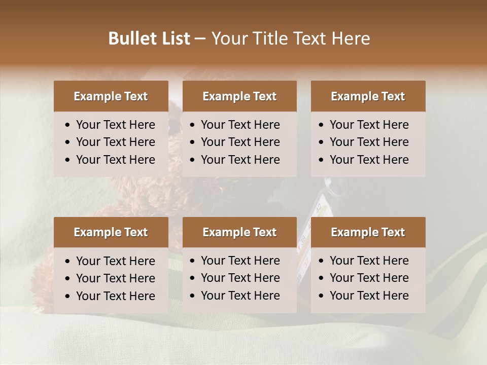 Wound Therapy Bandage PowerPoint Template