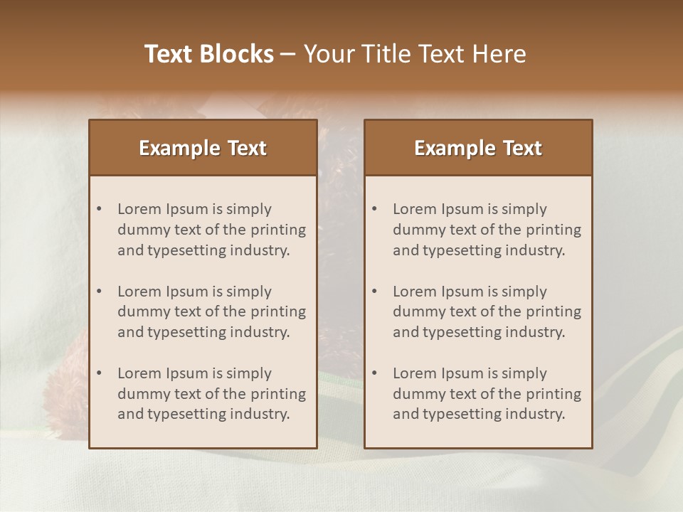 Wound Therapy Bandage PowerPoint Template