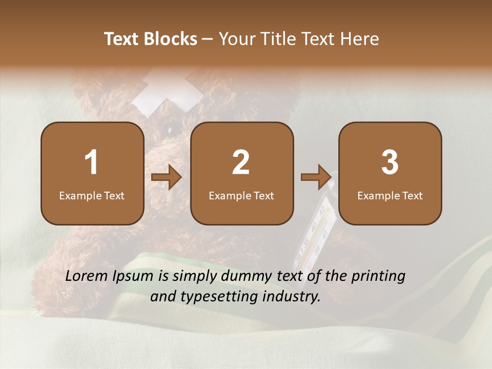Wound Therapy Bandage PowerPoint Template