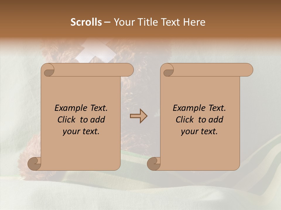 Wound Therapy Bandage PowerPoint Template