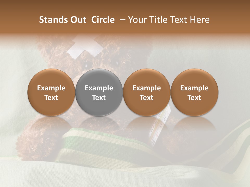 Wound Therapy Bandage PowerPoint Template