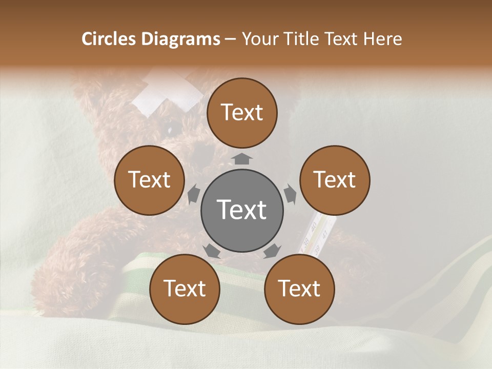 Wound Therapy Bandage PowerPoint Template