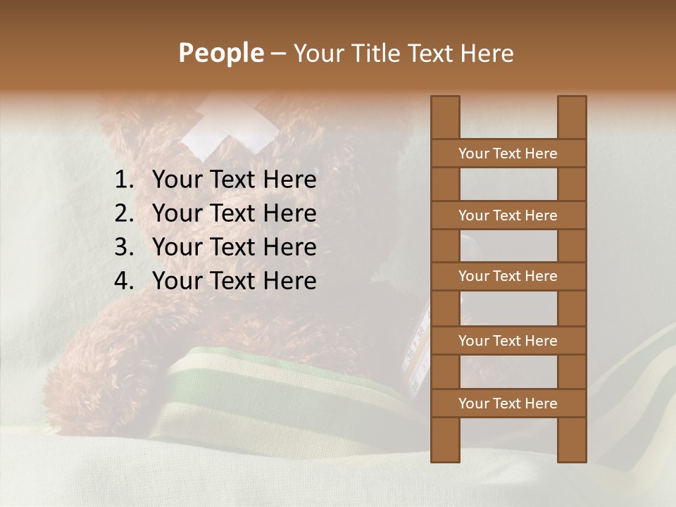 Wound Therapy Bandage PowerPoint Template