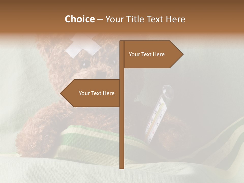 Wound Therapy Bandage PowerPoint Template