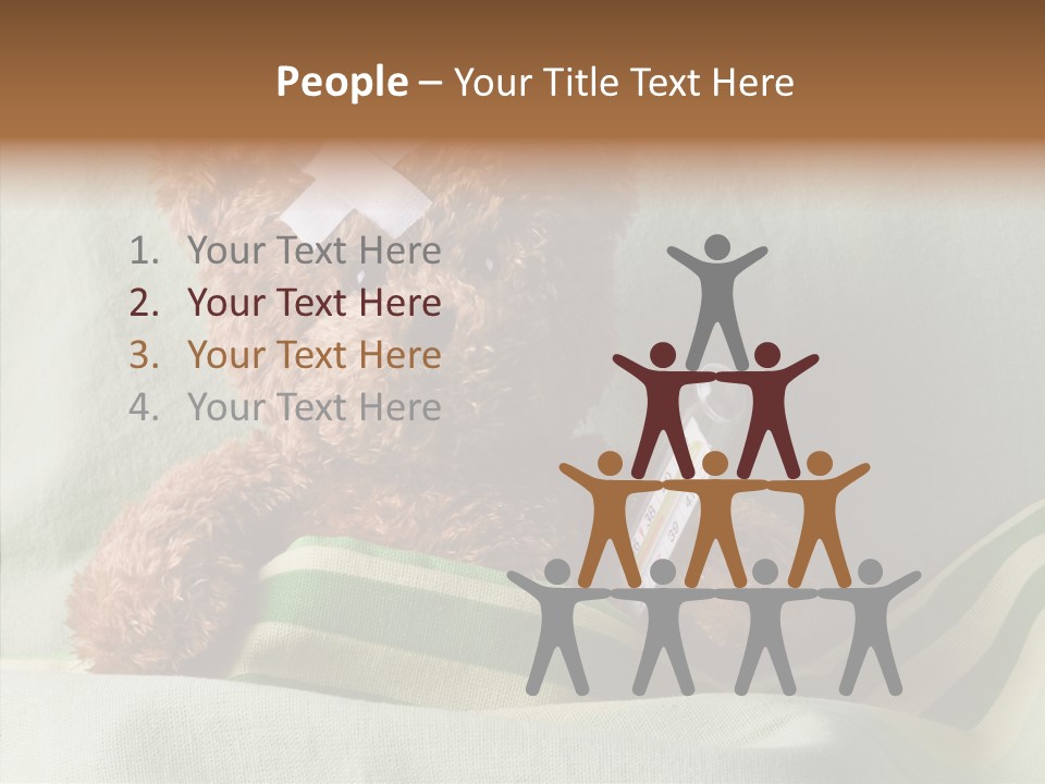 Wound Therapy Bandage PowerPoint Template