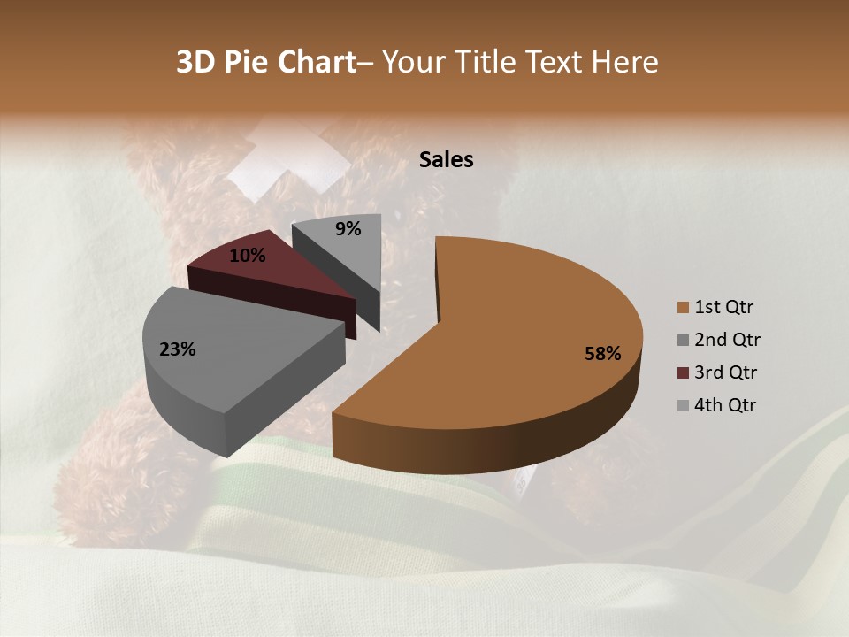Wound Therapy Bandage PowerPoint Template