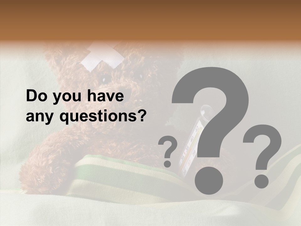 Wound Therapy Bandage PowerPoint Template