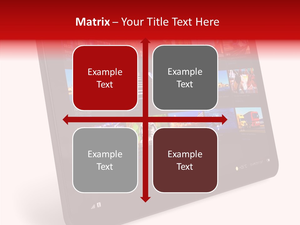 Communicator Concept Glossy PowerPoint Template