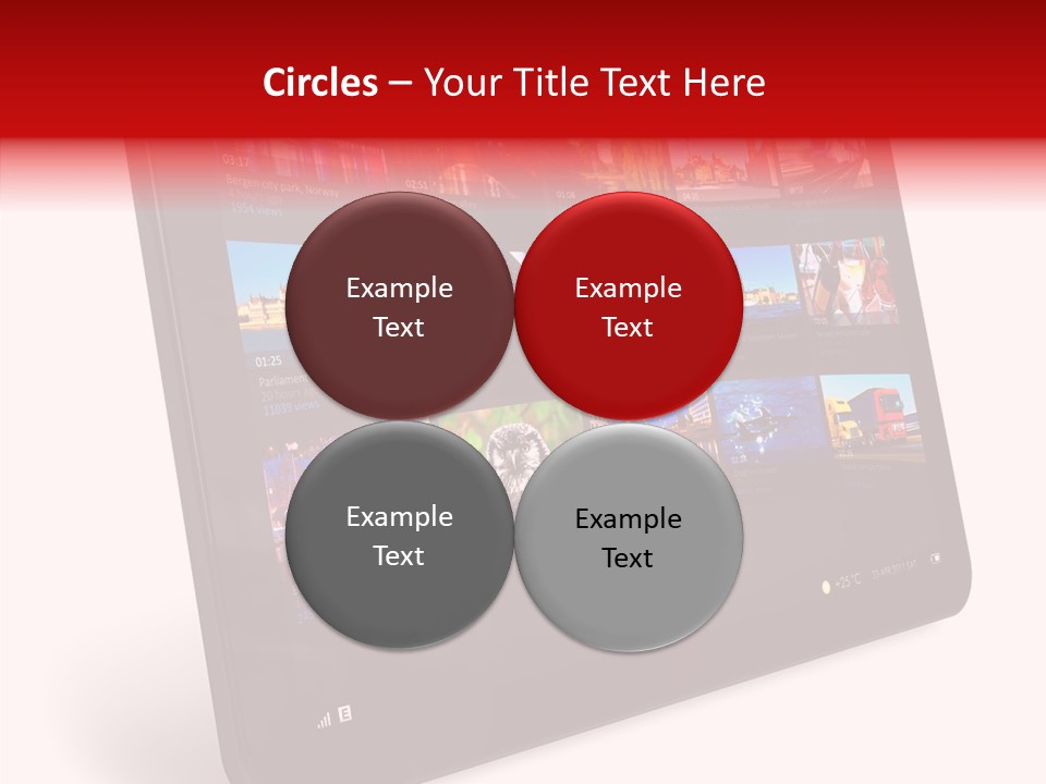 Communicator Concept Glossy PowerPoint Template