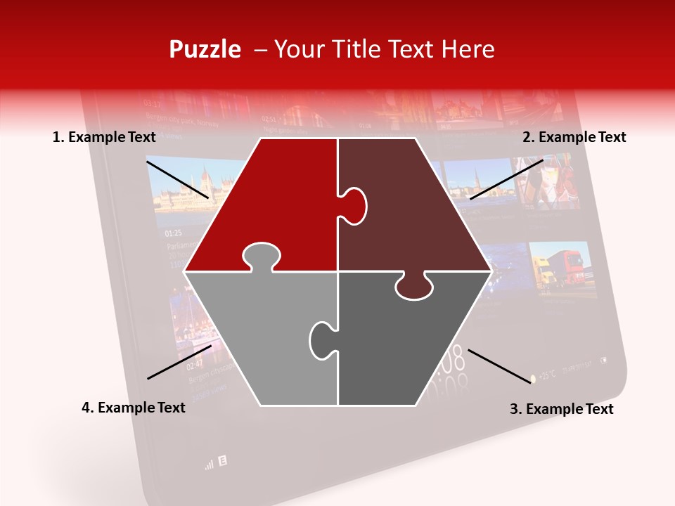 Communicator Concept Glossy PowerPoint Template