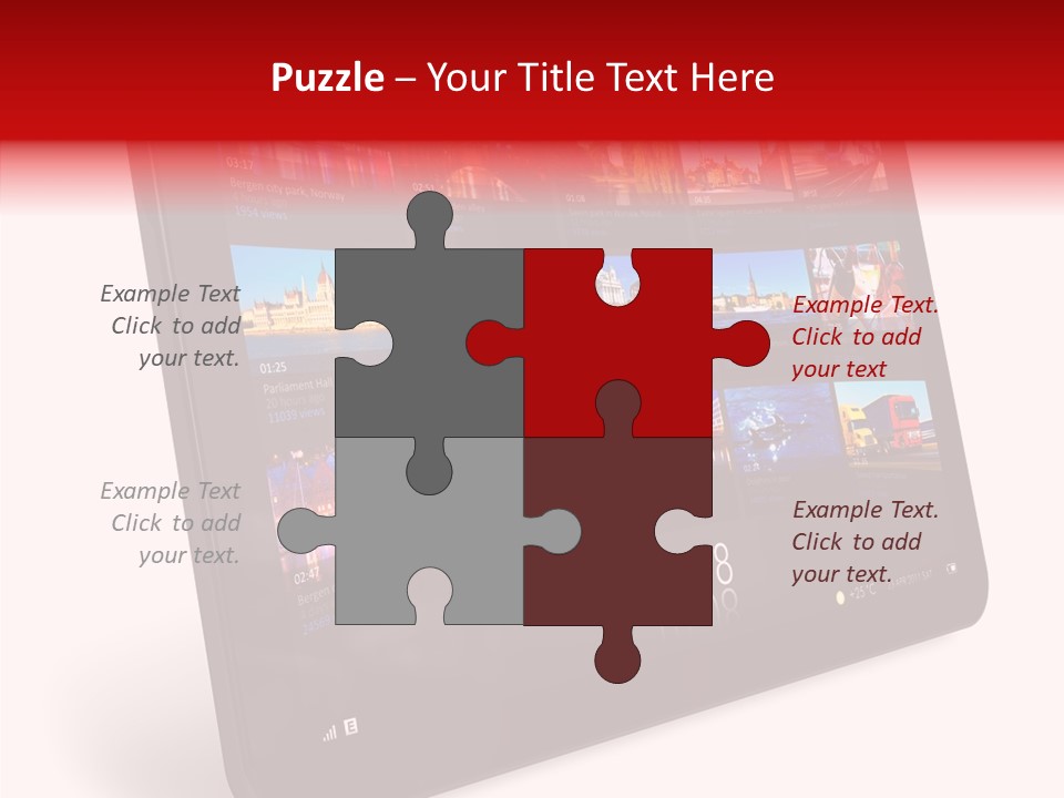 Communicator Concept Glossy PowerPoint Template