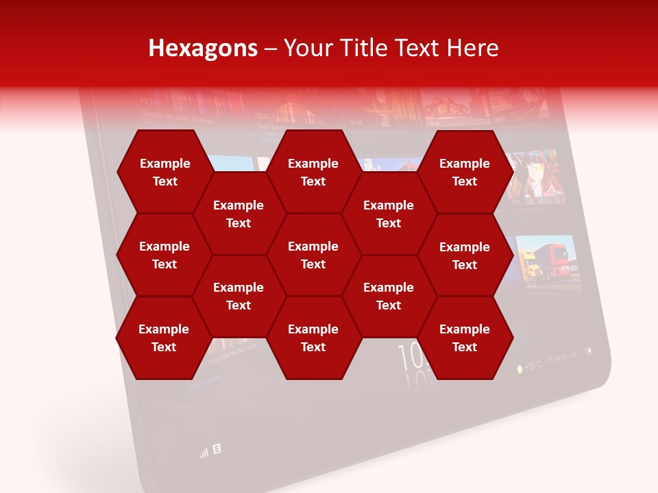 Communicator Concept Glossy PowerPoint Template