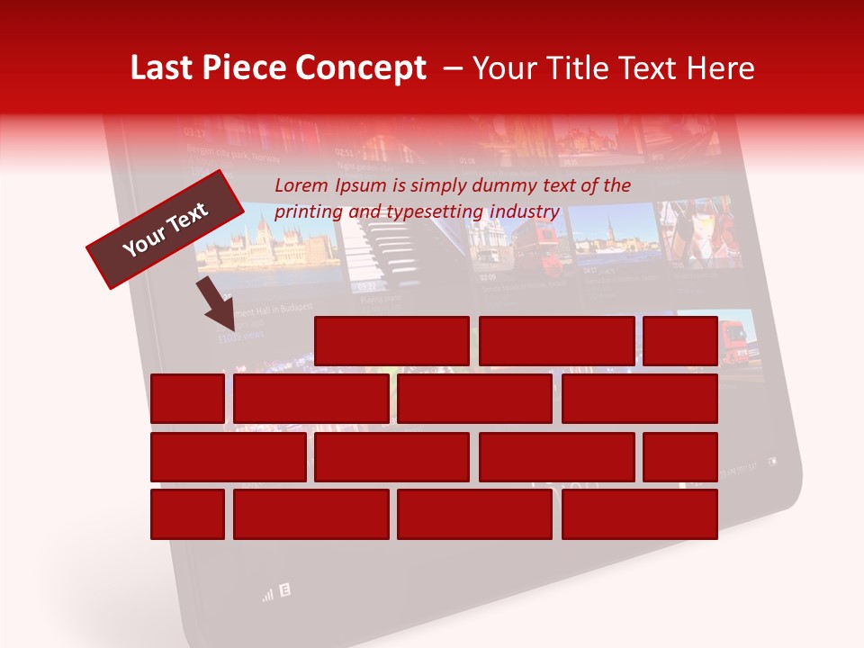 Communicator Concept Glossy PowerPoint Template