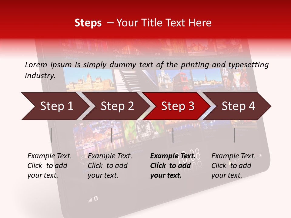 Communicator Concept Glossy PowerPoint Template