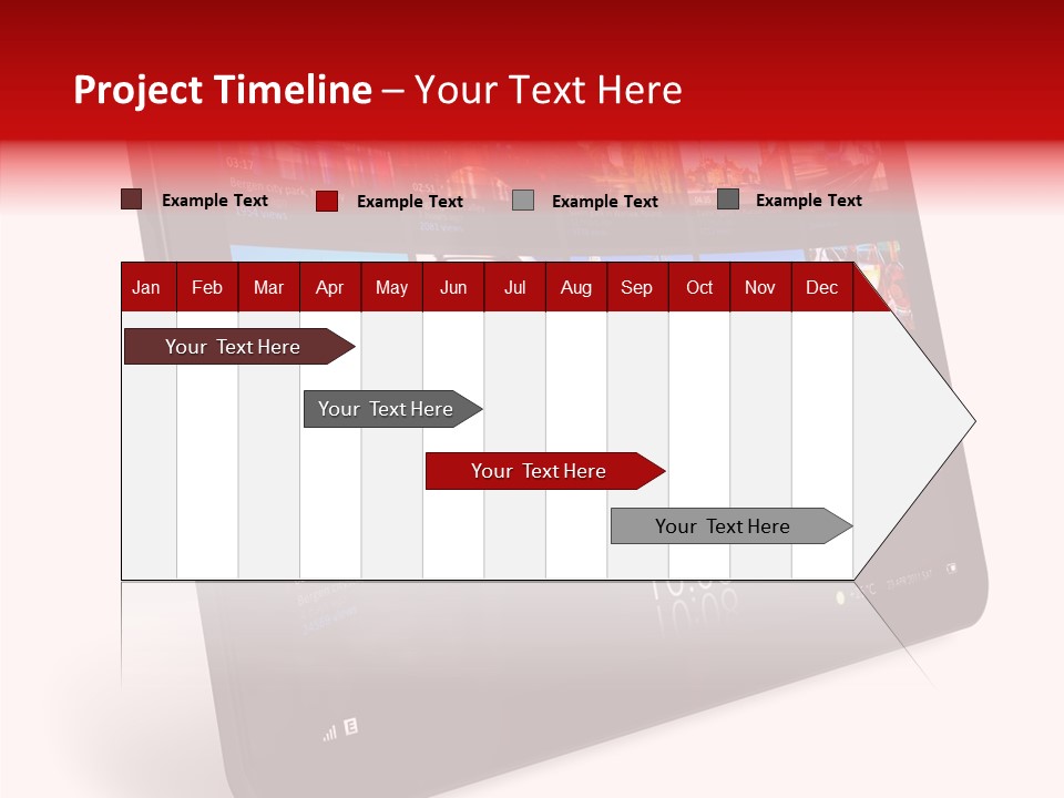 Communicator Concept Glossy PowerPoint Template