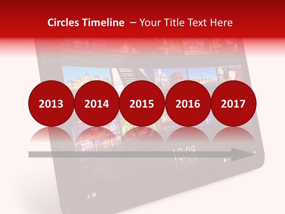 Communicator Concept Glossy PowerPoint Template