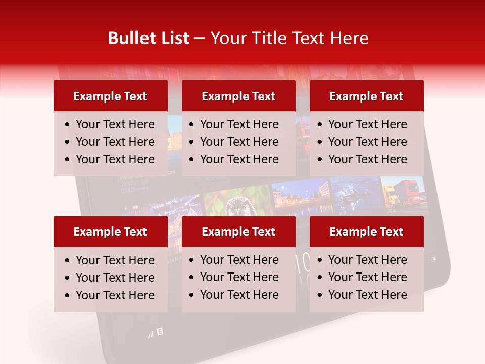 Communicator Concept Glossy PowerPoint Template